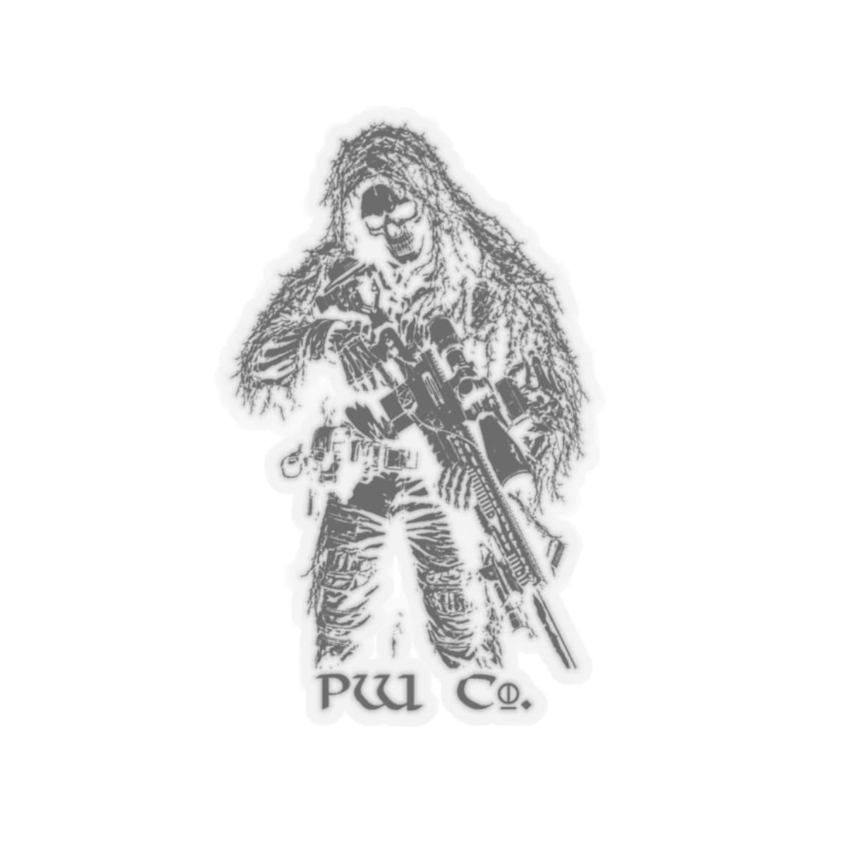 PW Sniper cutout Sticker — front